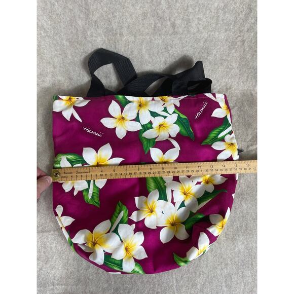 Local Design Hawaiian Tropical Floral Print Tote Bag - Picture 3 of 9